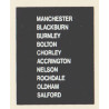 D98 MANCHESTER BLACKBURN BURNLEY ROCHDALE CHORLEY ACCRINGTON NELSON BOLTON OLDHAM SALFORD