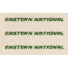 MB6078 EASTERN NATIONAL set of three fleetnames green sloping