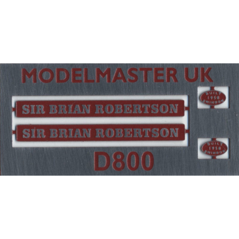 D800 SIR BRIAN ROBERTSON
